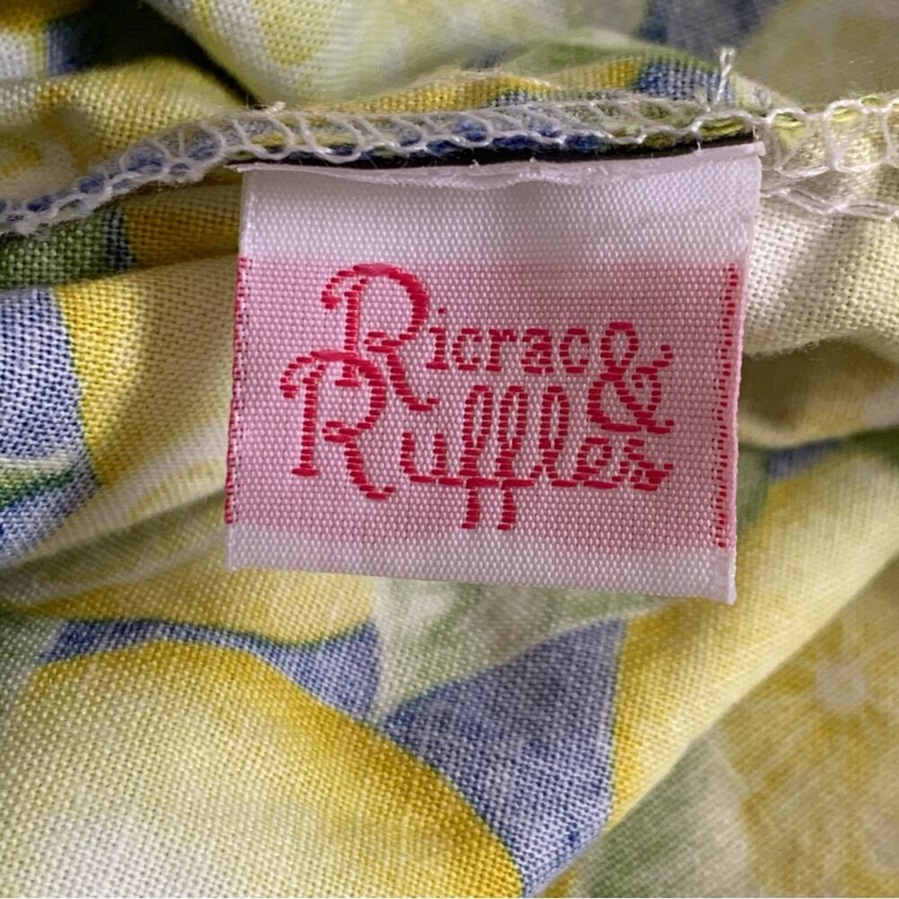 Easter Dress Size 2T Lemon 🍋 Polka Dot Cotton Dress Letter L - Picture 8 of 10